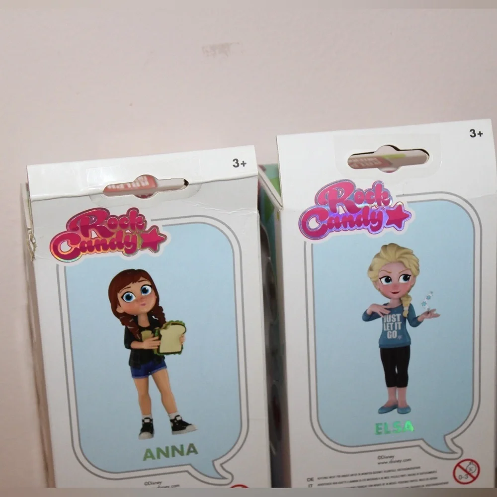 Rock Candy Funko Ralph Breaks The Internet Set of 2 Frozen Anna Elsa Collectible - Picture 5 of 6